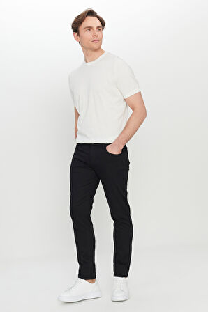 Pamuklu Slim Fit Dar Kesim 5 Cep Esnek Casual Pantolon