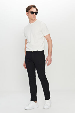 Pamuklu Slim Fit Dar Kesim 5 Cep Esnek Casual Pantolon