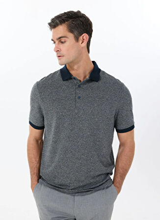 Altınyıldız Classics Polo Yaka Lacivert Erkek T-Shirt ACE091252024_LAC