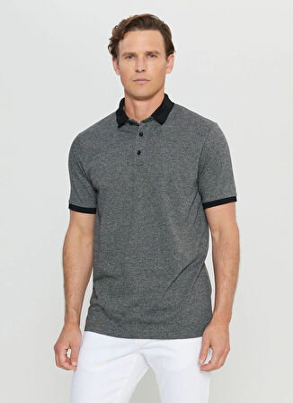 Altınyıldız Classics Polo Yaka Siyah Erkek T-Shirt ACE091252024_SYH