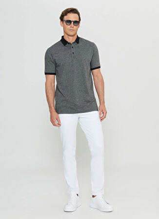 Altınyıldız Classics Polo Yaka Siyah Erkek T-Shirt ACE091252024_SYH