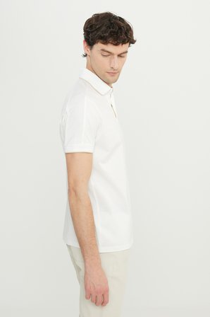 %100 Pamuk Slim Fit Dar Kesim Polo Yaka Tişört