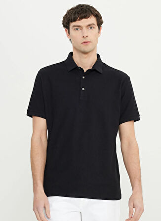 Altınyıldız Classics Polo Yaka Siyah Erkek T-Shirt ACE091252009_SYH