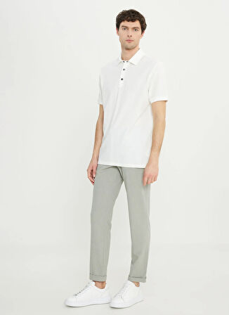 Altınyıldız Classics Polo Yaka Beyaz Erkek T-Shirt ACE091252009_BYZ