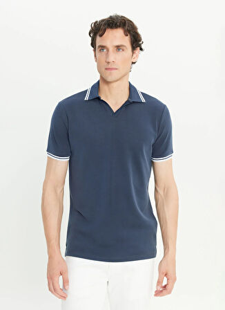 Altınyıldız Classics Düz Lacivert Erkek Polo T-Shirt ACE091252102_LAC