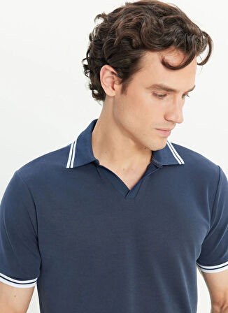 Altınyıldız Classics Düz Lacivert Erkek Polo T-Shirt ACE091252102_LAC
