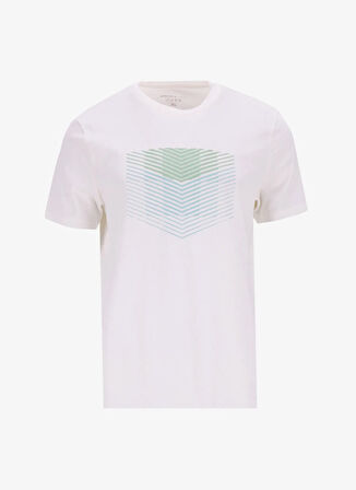 Altınyıldız Classics Bisiklet Yaka Baskılı Ekru Erkek T-Shirt ACE091252411_EKR
