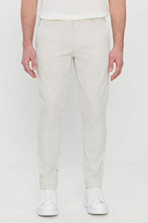 Pamuklu Slim Fit Dar Kesim Yan Cep Esnek Casual Pantolon