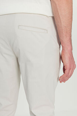 Pamuklu Slim Fit Dar Kesim Yan Cep Esnek Casual Pantolon