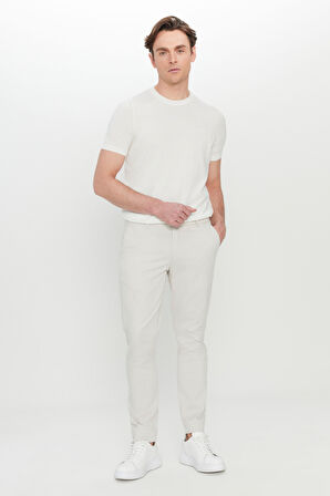 Pamuklu Slim Fit Dar Kesim Yan Cep Esnek Casual Pantolon
