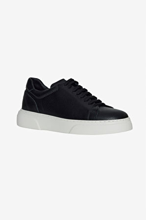 %100 Deri Rahat Taban Esnek Sneaker Ayakkabı