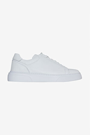 %100 Deri Rahat Taban Esnek Sneaker Ayakkabı