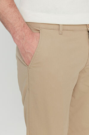 Pamuklu Slim Fit Dar Kesim Yan Cep Esnek Casual Pantolon