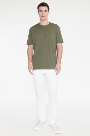 %100 Pamuk Modern Fit Normal Kesim Bisiklet Yaka Tişört