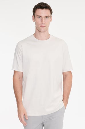 %100 Pamuk Modern Fit Normal Kesim Bisiklet Yaka Tişört