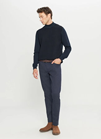 Altınyıldız Classics Normal Bel Normal Paça Slim Fit Lacivert Erkek Pantolon ACE001261455_LAC