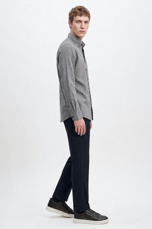 360 Her Yöne Esneyen Pamuklu Slim Fit Dar Kesim Beli Bağlamalı Yan Cepli Casual Pantolon