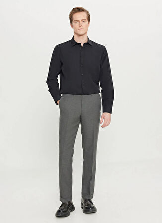 Altınyıldız Classics Standart Bel Normal Paça Slim Fit Siyah Erkek Pantolon ACE001261456_SYH