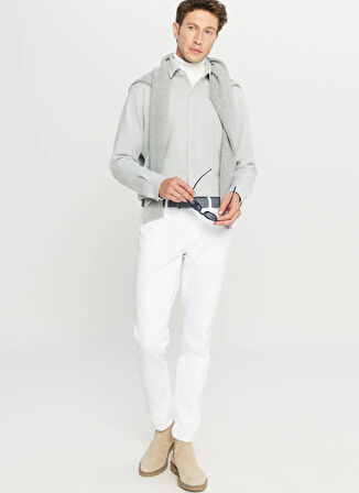 Altınyıldız Classics Comfort Fit Klasik Yaka Gri Erkek Gömlek ACE020261246_GRI