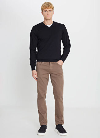 Altınyıldız Classics V Yaka Standart Siyah Erkek Kazak ACE043261434_SYH