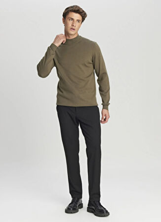 Altınyıldız Classics Yarım balıkçı Yaka Standart Haki Erkek Kazak ACE043261438_HAK