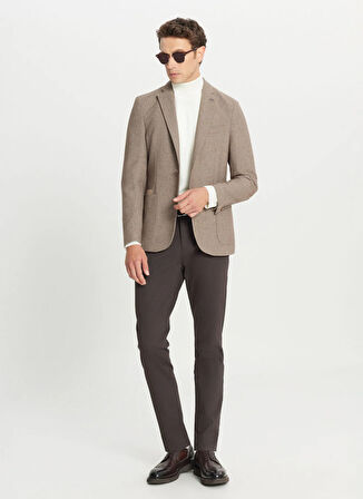 Altınyıldız Classics Slim Fit Bej Erkek Ceket ACE004261241_BEJ