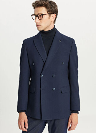 Altınyıldız Classics Slim Fit Lacivert Erkek Ceket ACE004261358_LAC