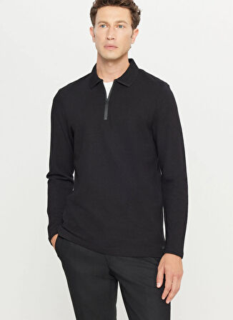 Altınyıldız Classics Siyah Erkek Polo T-Shirt ACE048261043_SYH