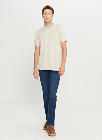 Altınyıldız Classics Bisiklet Yaka Bej Erkek T-Shirt ACE091261559_BEJ