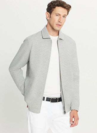 Altınyıldız Classics Gömlek Yaka Gri Erkek Sweatshırt ACE052261026_GRI