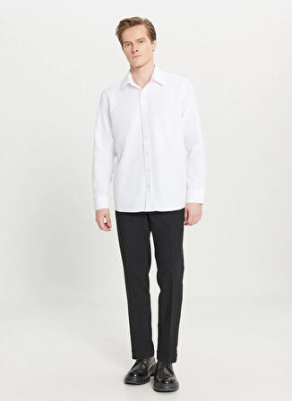 Altınyıldız Classics Regular Fit Klasik Yaka Beyaz Erkek Gömlek ACE020261598_BYZ