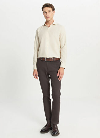 Altınyıldız Classics Regular Fit Klasik Yaka Bej Erkek Gömlek ACE020261598_BEJ