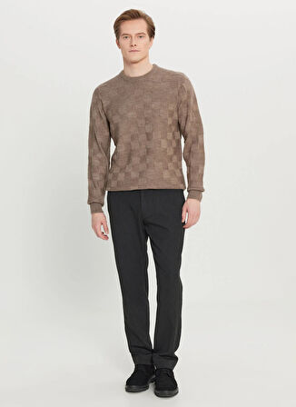 Altınyıldız Classics Bisiklet Yaka Standart Vizon Erkek Kazak ACE049261483_VIZ