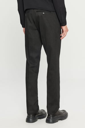 Pamuklu Regular Fit Normal Kesim Diagonal Desenli Yan Cepli Casual Pantolon