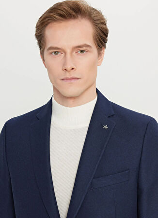 Altınyıldız Classics Slim Fit Lacivert Erkek Ceket ACE004261378_LAC