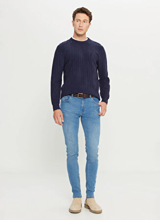 Altınyıldız Classics Bisiklet Yaka Standart Lacivert Erkek Kazak ACE049261479_LAC