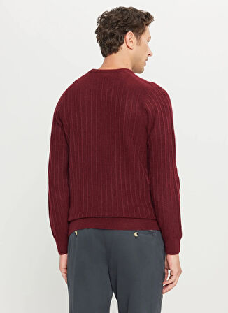 Altınyıldız Classics Bisiklet Yaka Standart Bordo Erkek Kazak ACE049261479_BRD