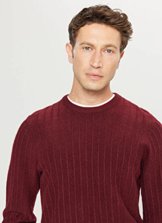 Altınyıldız Classics Bisiklet Yaka Standart Bordo Erkek Kazak ACE049261479_BRD