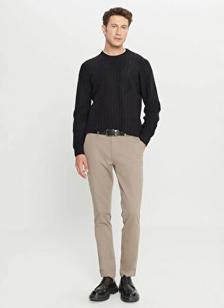 Altınyıldız Classics Bisiklet Yaka Standart Siyah Erkek Kazak ACE049261479_SYH