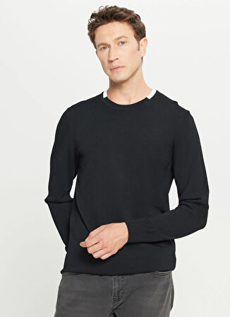 Altınyıldız Classics Bisiklet Yaka Standart Siyah Erkek Kazak ACE049261484_SYH