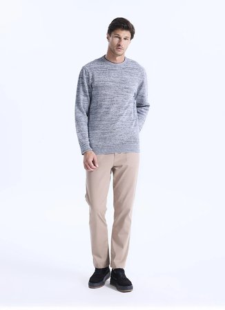 Altınyıldız Classics Gri Erkek Bisiklet Yaka Sweatshirt YDE049261273_SYH