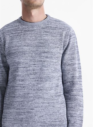 Altınyıldız Classics Gri Erkek Bisiklet Yaka Sweatshirt YDE049261273_SYH