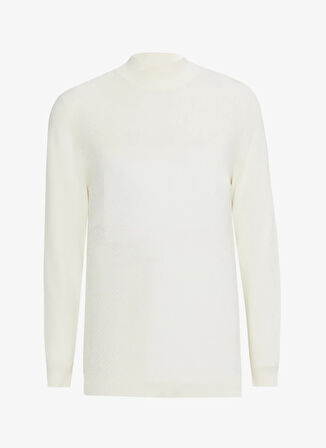 Altınyıldız Classics Yarım balıkçı Yaka Standart Ekru Erkek Kazak ACE049261272_EKR