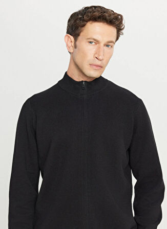 Altınyıldız Classics Dik Yaka Standart Siyah Erkek Kazak ACE049261273_SYH