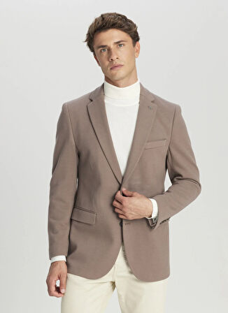 Altınyıldız Classics Slim Fit Vizon Erkek Ceket ACE004261321_VIZ