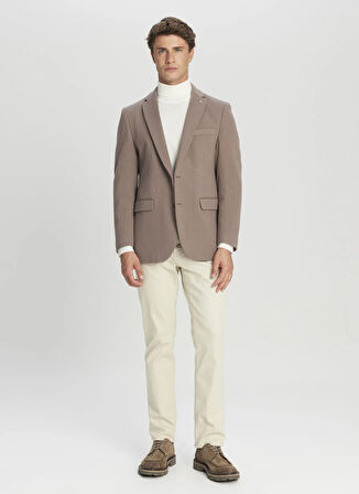 Altınyıldız Classics Slim Fit Vizon Erkek Ceket ACE004261321_VIZ