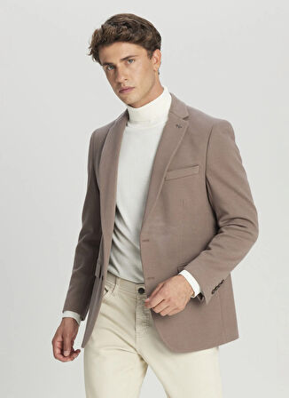 Altınyıldız Classics Slim Fit Vizon Erkek Ceket ACE004261321_VIZ