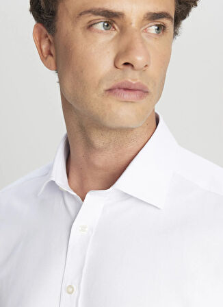 Altınyıldız Classics Slim Fit Klasik Yaka Beyaz Erkek Gömlek ACE020261535_BYZ