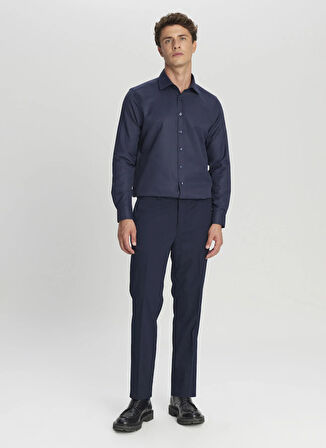 Altınyıldız Classics Slim Fit Klasik Yaka Lacivert Erkek Gömlek ACE020261535_LAC