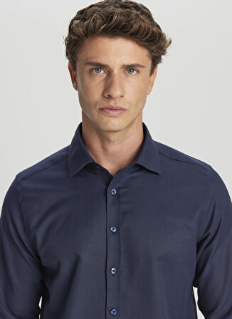 Altınyıldız Classics Slim Fit Klasik Yaka Lacivert Erkek Gömlek ACE020261535_LAC